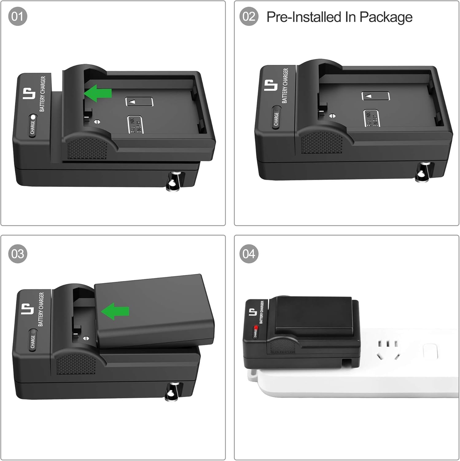 EN-EL14 EN El14A Battery Charger Pack,  Charger Compatible with Nikon D3500, D5600, D3300, D5100, D5500, D3100, D3200, D5200, D5300, D3400, DF, Cooix P7000, P7100, P7700, P7800 Cameras & More